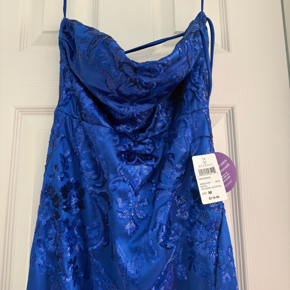 Windsor Royal Blue Prom Dress - Picture 1 of 4